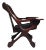 Vintage Don Shoemaker Rosewood Swinger Chair Signed Senal, Mexico For Sale