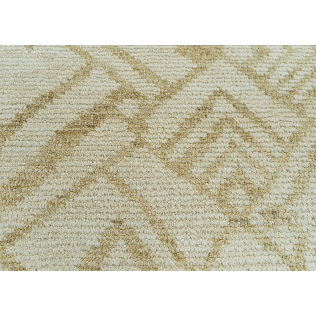 Turkish Tulu Handmade Rug 3'8" x 4'10" #20507 For Sale - Image 4 of 8