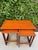 Mid Century Modern Teak Triform Nesting Table Set For Sale - Image 13 of 16