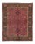 Hand-Knotted Antique Indian Agra Rug in All Over Pink, Green Hunting Pictorial For Sale