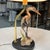 Wood Hand Painted Boehn Porcelain Heron Lamp With Shade For Sale - Image 7 of 8