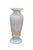 Neoclassical Vintage Carved Onyx Alabaster Grecian Style Flower Bud Vase Urn 10" For Sale - Image 3 of 13