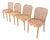 Chairs in Bentwood and Vienna Straw from Sautto & Liberale, Set of 4 For Sale