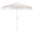 Torsa 9 Ft Crank Umbrella, Ivory/White Pole For Sale