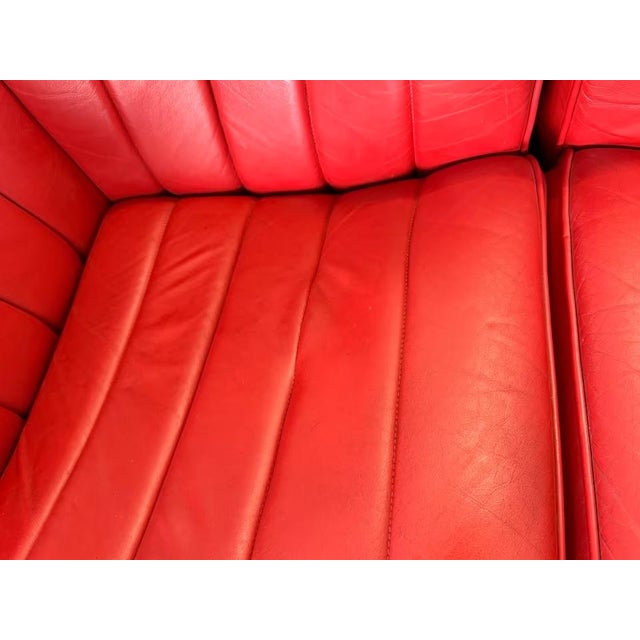 Novemila 9000 Sofa in Leather by Tito Agnoli for Arflex, Set of 2 For Sale - Image 13 of 14