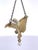 Art Nouveau 18k Gold Enamel Dove Necklace With Diamonds & Ruby, 1910 For Sale - Image 10 of 12