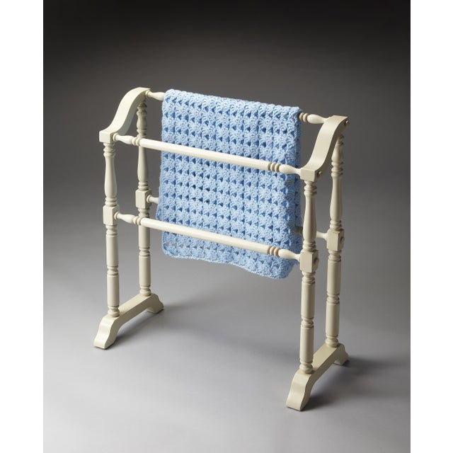 The Lillian blanket rack adds traditional style and functionality to your space. Made of selected solid Woods and fitted...