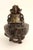 Fine antique, 19th century, hand carved, Chinese Spinach Nephrite Jade Censer / Incense Burner from the estate of a...