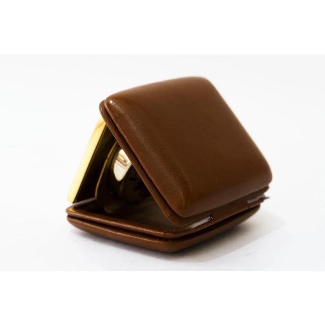 Travel Leather Alarm Clock from Junghans, 1960s For Sale - Image 6 of 8