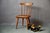 Vintage Wooden Childrens Chair with Slatted Legs and Compass Design, 1960s For Sale - Image 10 of 10