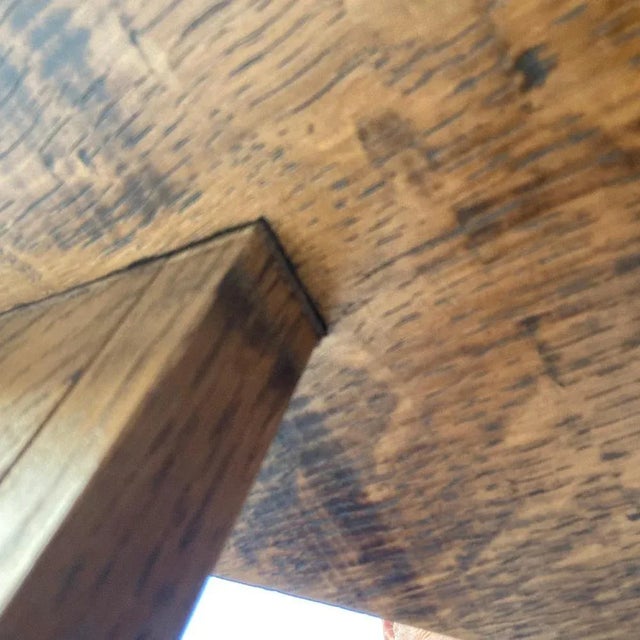 1950s Low Oak Table, France, 1960s For Sale - Image 5 of 13