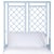 This headboard features classic Rattan design in a geometric pattern. Constructed of solid rattan and hand bound with...