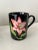 Ceramic 1980s Fitz and Floyd Porcelain Midnight Floral Coffee Mugs, Japan- Set of 4 For Sale - Image 7 of 12