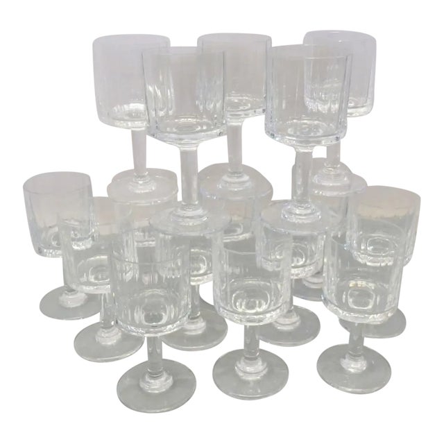 Dansk French JHQ Water Glasses Gustav Goblets - Set of 16 For Sale