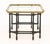 Metal Hollywood Regency Faux Bamboo Coffee Table For Sale - Image 7 of 7