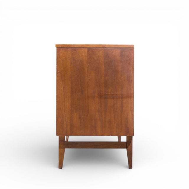 Mid 20th Century Broyhill Brasilia Mid Century Walnut 9 Drawer Lowboy Dresser For Sale - Image 5 of 9