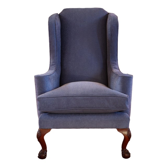 Chippendale Wingback Armchair by Paul Hitchings for Liberty of London, 2010s For Sale