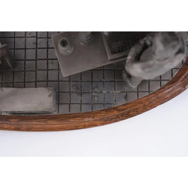 Vintage Pewter Bar Scene by Tin Etain Zinn Pewter, 1970s For Sale - Image 9 of 10