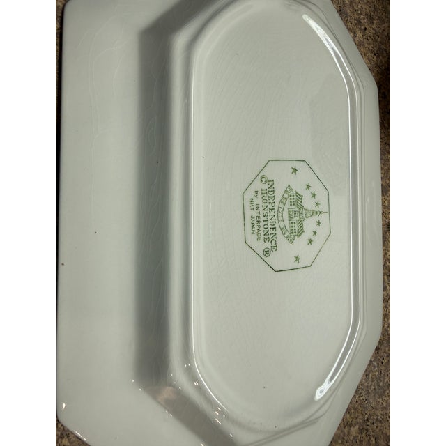 1960s “Blue Tulip” Independence Ironstone by Castleton China Set, Service for 12 - 91pcs For Sale - Image 11 of 12