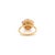 Metal Retro Style 1.73 CTW Multicolor Sapphire & Diamond Cluster Ring Size 5 in 14k Yellow Gold For Sale - Image 7 of 13