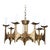Moe-Bridges Brutalist Hammered Mid Century Modern Chandelier, Circa 1970s For Sale