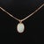 This mid-20th-century pendant features a captivating opal as its centerpiece. The opal, weighing approximately 2.25...