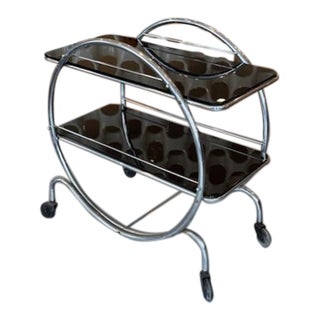 1930's Art Deco Bar Cart For Sale