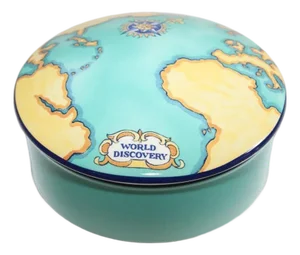 Tiffany & Co. Porcelain Lidded Box Designed for Tauck World France
