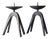 Mid-Century Modern French Brutalist Candleholders in Wrought Iron, Set of 2 For Sale