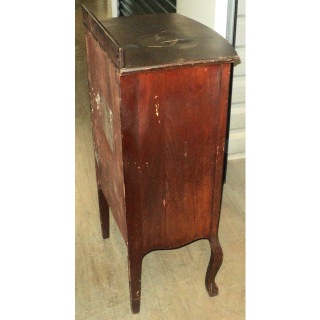Wood Antique Victorian Music Cabinet For Sale - Image 7 of 9