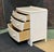Cream Small English Chest of Drawers in Oak, 1960s For Sale - Image 8 of 11