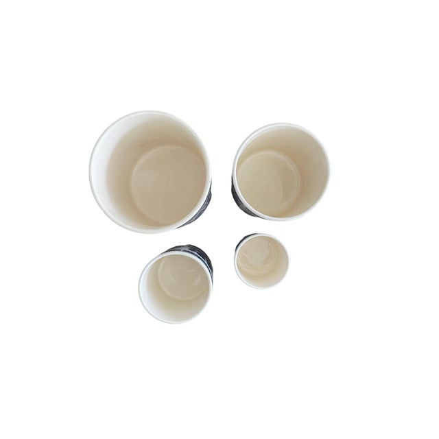 Ceramic 1920s Blue Willow Canisters - Set of 4 For Sale - Image 7 of 10
