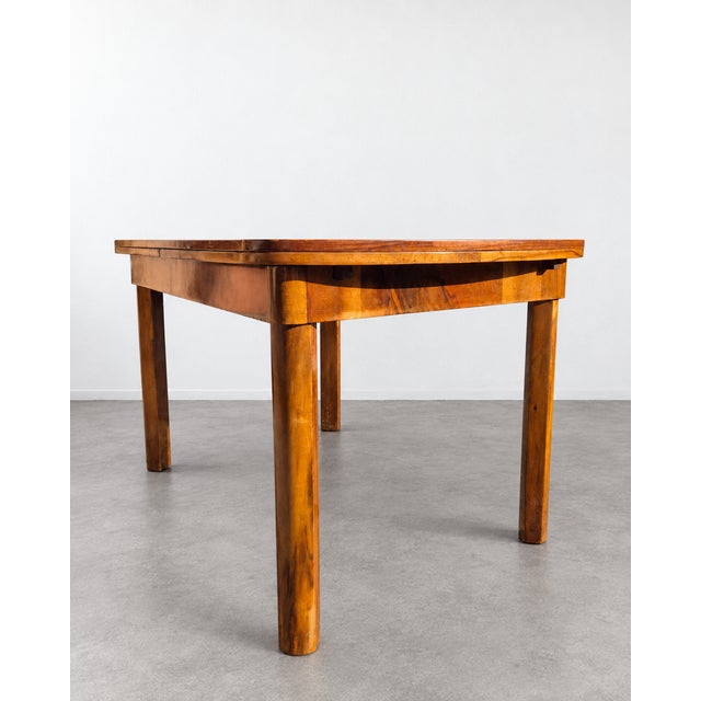 Wood Art Deco Extendable Dining Table from Ruscheweyh, 1930s For Sale - Image 7 of 8