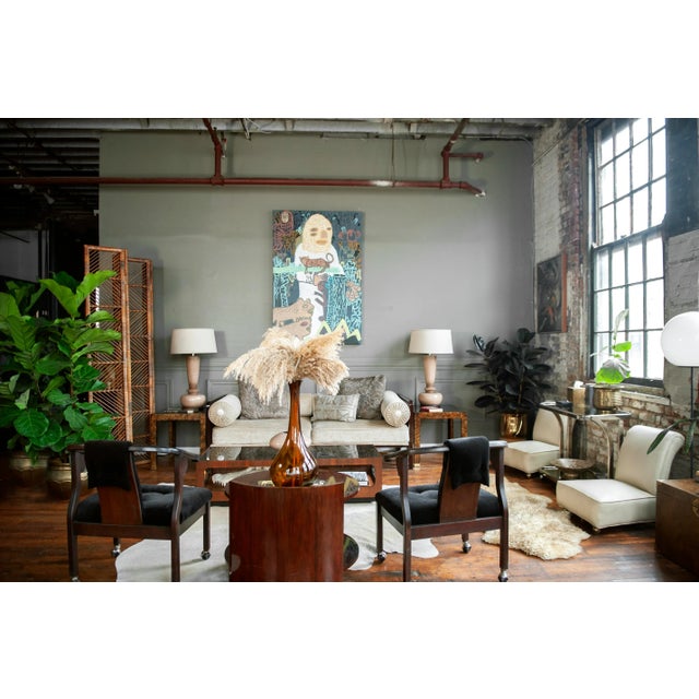 Silver 1970s Vintage Industrial Mirrored Bar Cart Attributed. To Willy Rizzo For Sale - Image 8 of 9