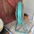 Metal Vintage Emerson Seabreeze Electric Fan Turquoise Metal Frame 24" For Sale - Image 7 of 18