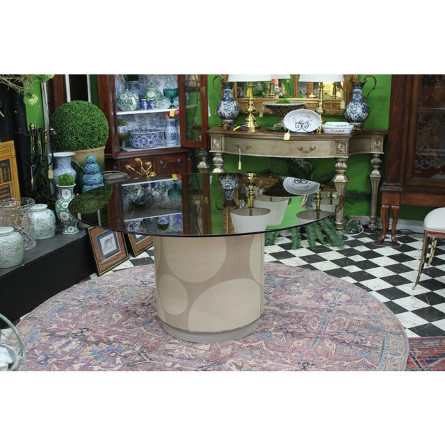 Glass Caracole Tranquil Dining Table For Sale - Image 7 of 9