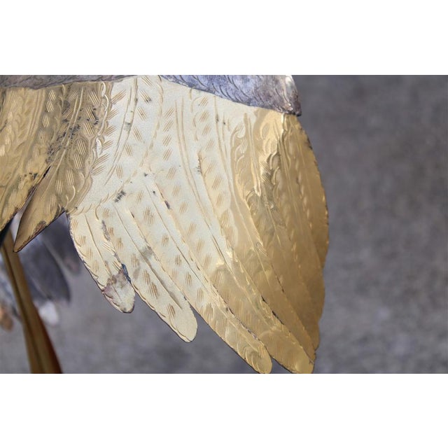 Italian Floor Lamp in Malachite & Brass, 1970s For Sale - Image 12 of 18