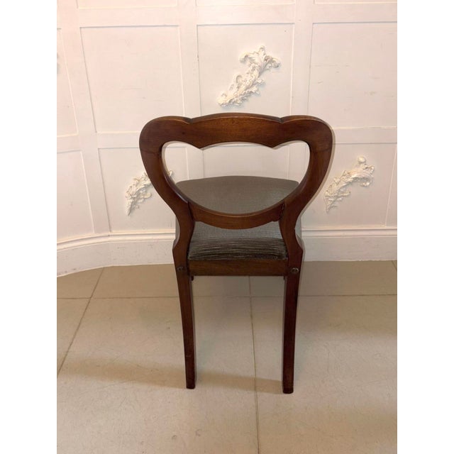 Mid 19th Century Antique Victorian Mahogany Balloon Back Dining Chairs, 1860, Set of 4 For Sale - Image 5 of 13