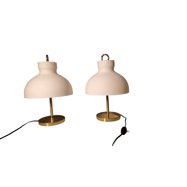 Vintage LTA3 Arenzano Small Model Table Lamp in Brass by Ignazio Gardella for Azucena, 1950s For Sale - Image 9 of 18