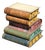 1950s Italian Tole Stack of Books End Table For Sale