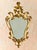 Antique 1920's Italian Giltwood Gold & Bisque Wall Mirror With Hand Painted Wild Flowers For Sale - Image 4 of 15