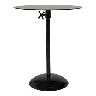 Felix Side Table in Black Metal For Sale