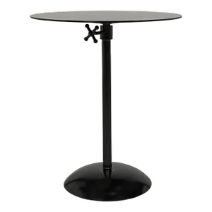 NOIR Felix Side Table in Black Metal