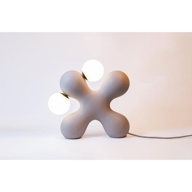 Tabono Table Lamp in Ceramic by Soheila Mahmoodi For Sale - Image 9 of 14