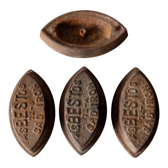 Antique Sad Irons Collection - Set of 4 For Sale
