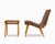 Vintage Mid Century "Model 654" Leather Chair and Ottoman by Jens Risom For Sale - Image 12 of 14