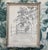 Original Ink Drawing of Tree and Fence in Silverleaf Frame ORIGIN: American CIRCA: Both drawing and frame are from the...