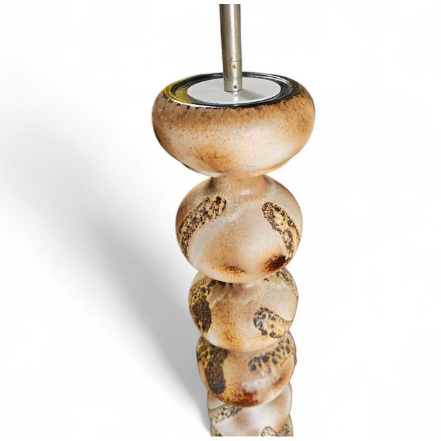 Vintage ceramic bubble floor lamp from Kaiser Leuchten Height 164 Depth 30 Width 30 Ceramic base Height 116 Up to 250V...