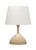 Trumpet Table Lamp, Beige Ceramic For Sale In Los Angeles - Image 6 of 6