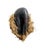 African Vintage Wooden W/Rafia Ligbi Mask Djimini People Ivory Coast 18" H For Sale - Image 3 of 7